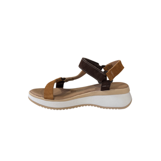 MUJER  SANDALIA PLATAFORMA  CARDENA MARRON