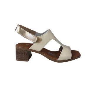 MUJER SANDALIA PIEL CLARA HIELO COMBI
