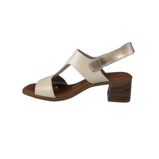 MUJER SANDALIA PIEL CLARA HIELO COMBI
