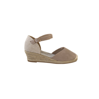 MUJER  ESPARTO CUÑA  NACAR BEIGE