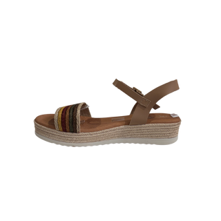 MUJER  SANDALIA PLATAFORMA GAIA TAUPE