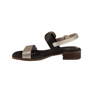 MUJER SANDALIA TACON JAZMIN MARRON COMBI