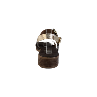 MUJER SANDALIA TACON JAZMIN MARRON COMBI