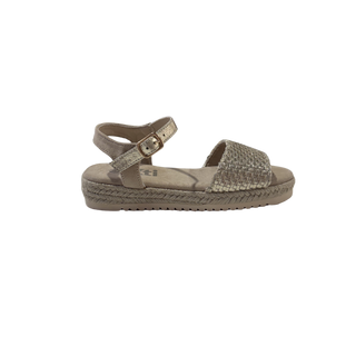 NIÑO SANDALIA TEXTIL ORO