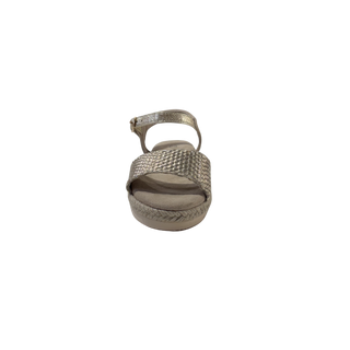 NIÑO SANDALIA TEXTIL ORO