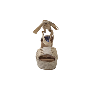 MUJER SANDALIA ESPARTO YUTE BASICO BEIGE