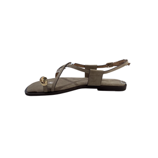 MUJER  SANDALIA PLANA CALA KHAKI