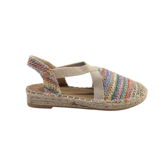 MUJER  ESPARTO PLANA AMALFI MULTI