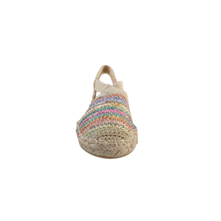 MUJER  ESPARTO PLANA AMALFI MULTI