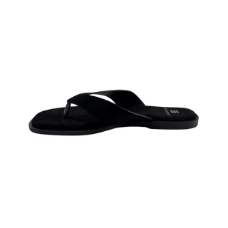 MUJER  SANDALIA PLANA LUMA NEGRO