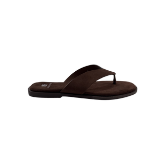 MUJER SANDALIA PLANA LUMA CHOCOLATE