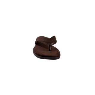 MUJER SANDALIA PLANA LUMA CHOCOLATE
