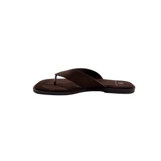 MUJER SANDALIA PLANA LUMA CHOCOLATE