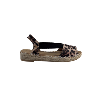 MUJER ESPARTO PLANA AMALFI PUNTERA ANIMAL PRINT