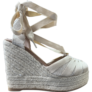 CUÑA DE ESPARTO MUJER BASICO BEIGE 212460