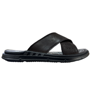 HOMBRE SANDALIA PIEL MARRON