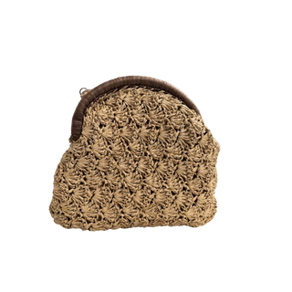 ACCESORIO BOLSO DIARIO  RAFIA PAPEL MOKA