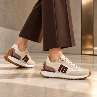 MUJER DEPORTIVA ABANTY CREMA
