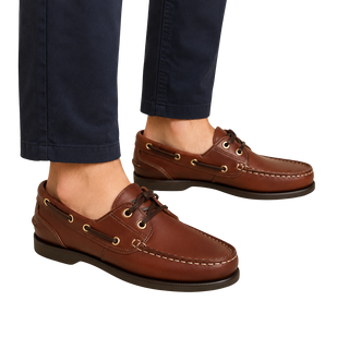 HOMBRE NÁUTICOS 20 BLUCHER PULL MARRON 205