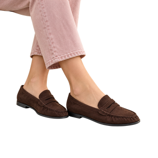 MUJER MOCASIN COFFE
