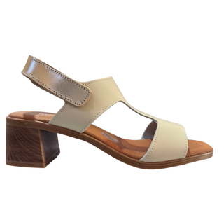 MUJER SANDALIA PIEL CLARA HIELO COMBI