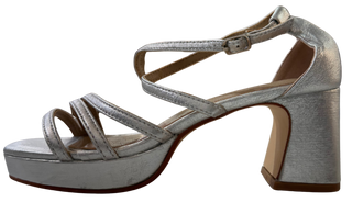 SANDALIA FIESTA PLATAFORMA PLATA