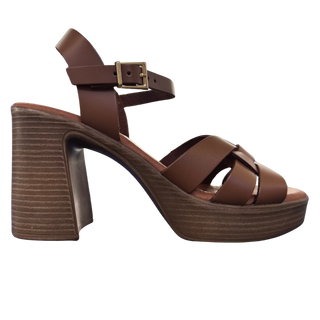 SANDALIA MUJER TACON ILENA ROBLE 212420